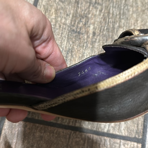 Prada Women’s Sz 40 Prada Brown Leather D'Orsay Pumps - Picture 11 of 12